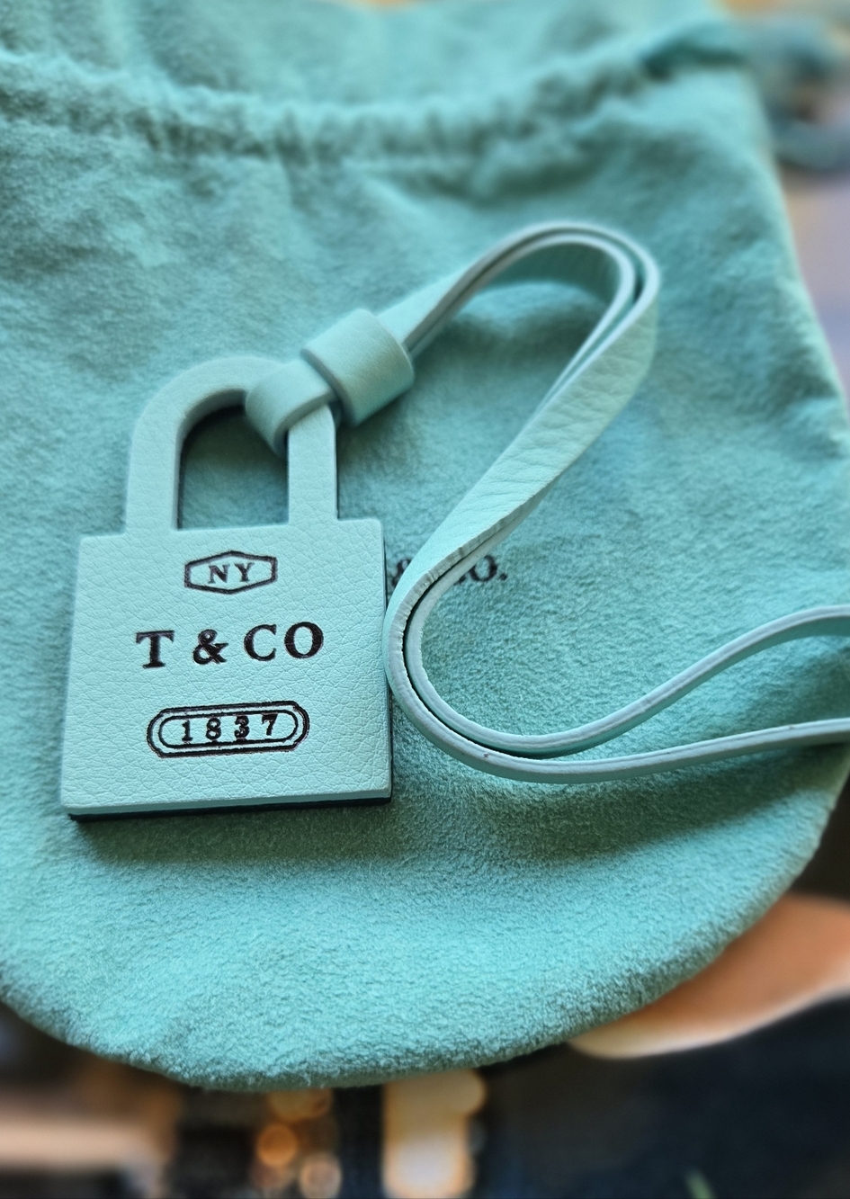 Tiffany & Co Leather Bag Charm